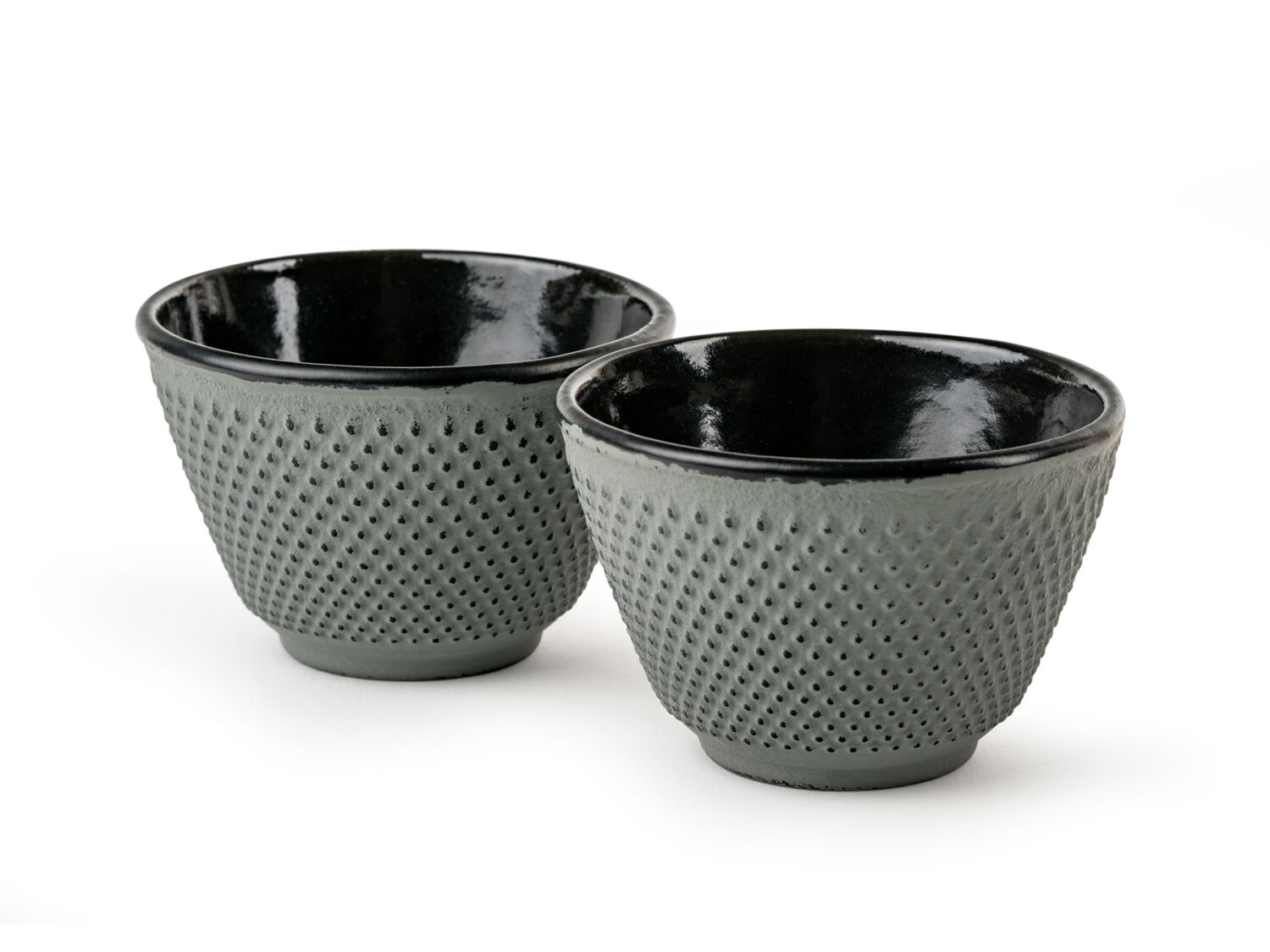 1x2 Bredemeijer Tea Cups Xilin Cast Iron light green