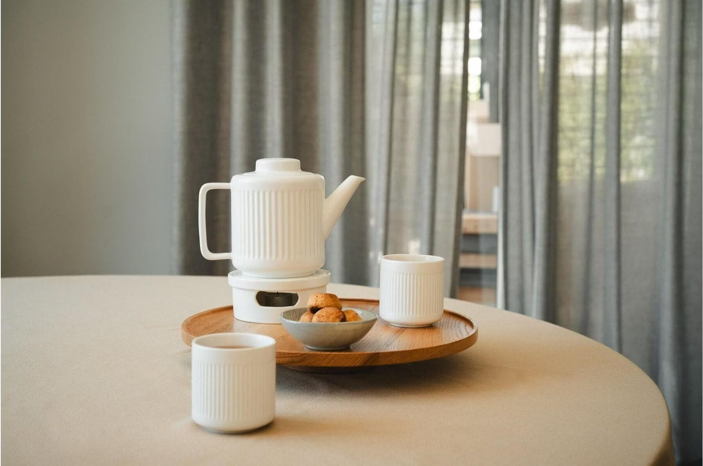 1x2 Bredemeijer Tee Mug Skagen 300ml white Stoneware