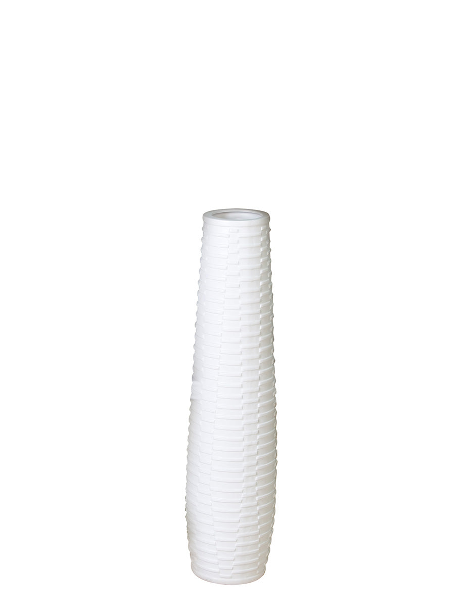 Catania Vloervaas Wit 57 cm