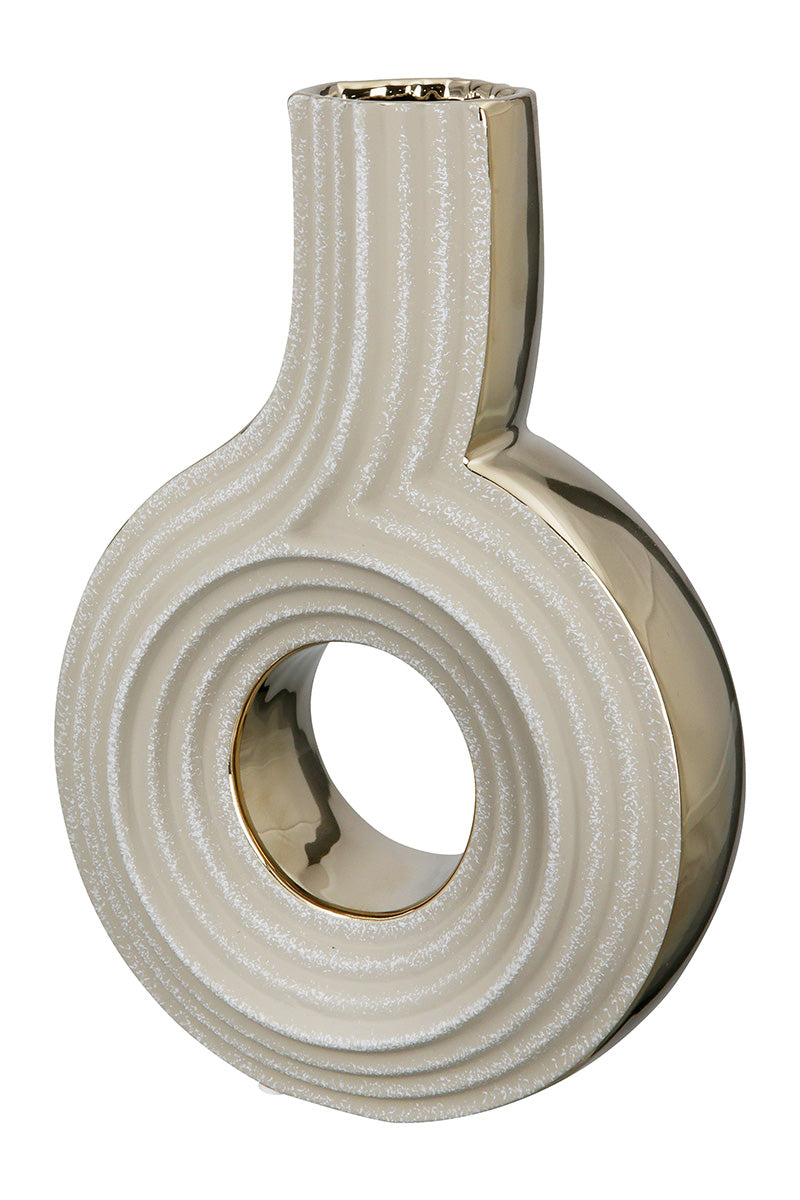 Stratos Vaas Goud-Grijs 28 cm