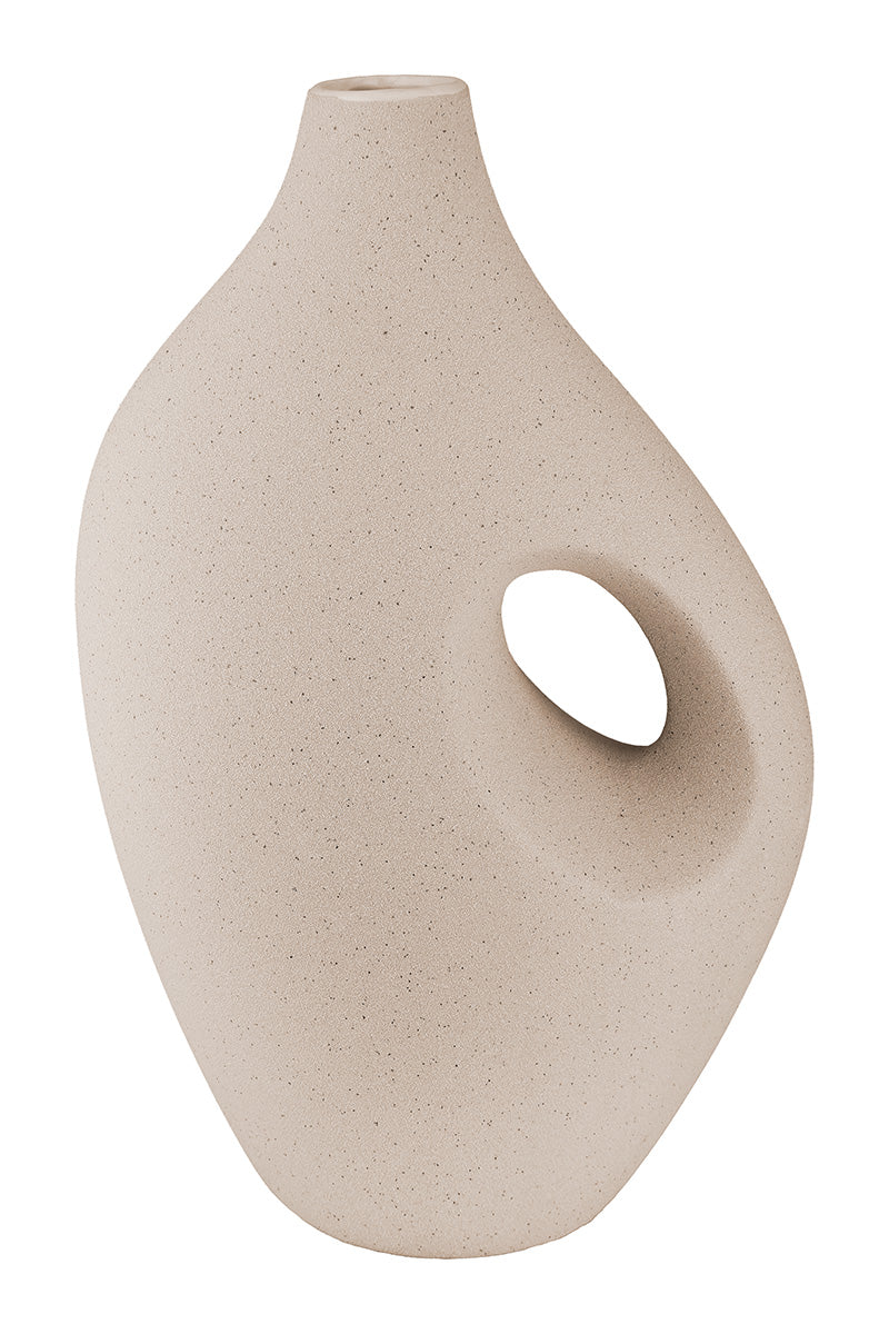 Radon Vaas Beige-Grijs 28.5 cm