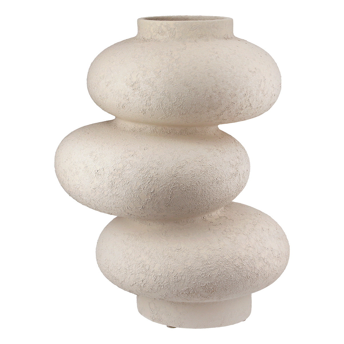 Stone Koepelvaas Lichtgrijs 21/29 cm