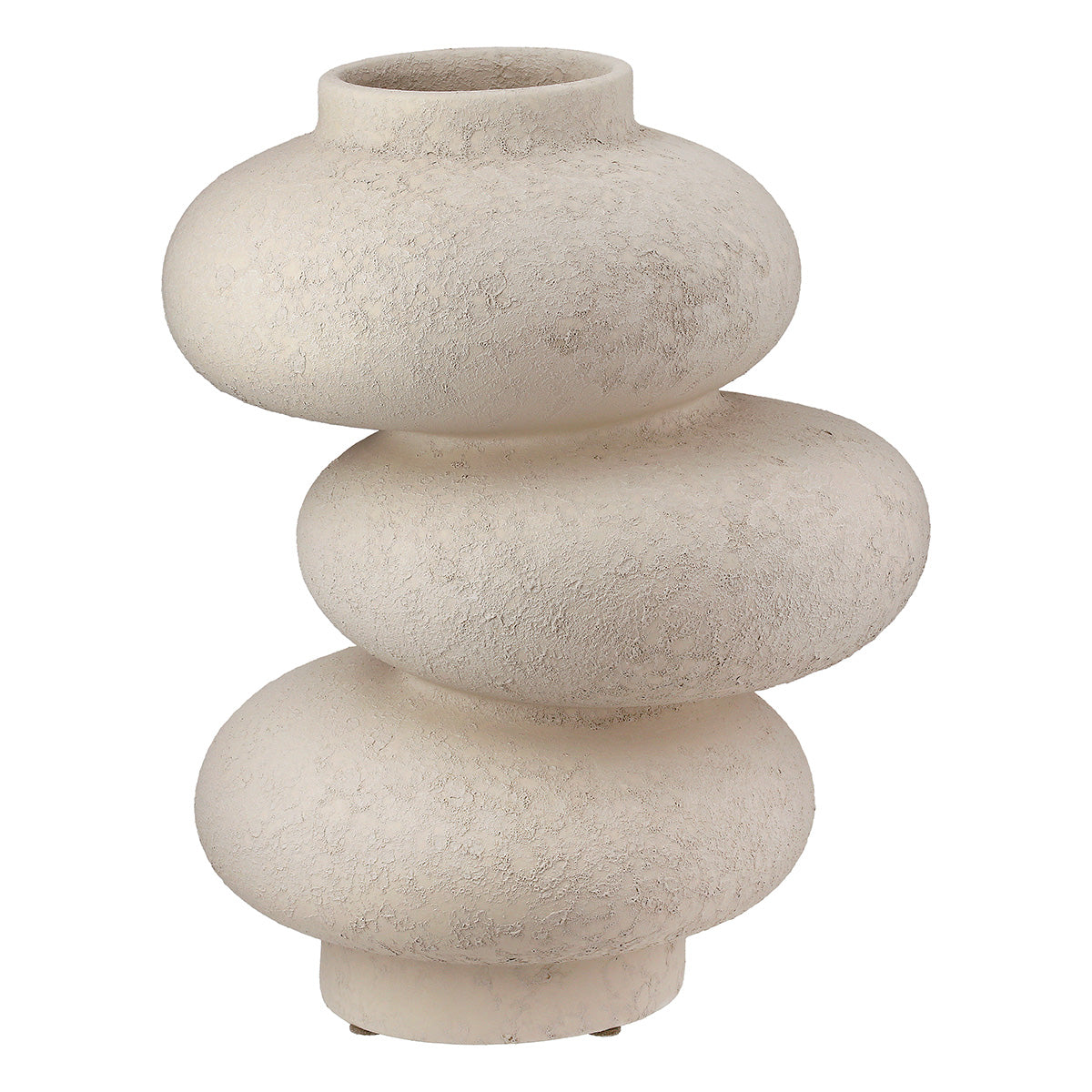 Stone Koepelvaas Lichtgrijs 21/29 cm