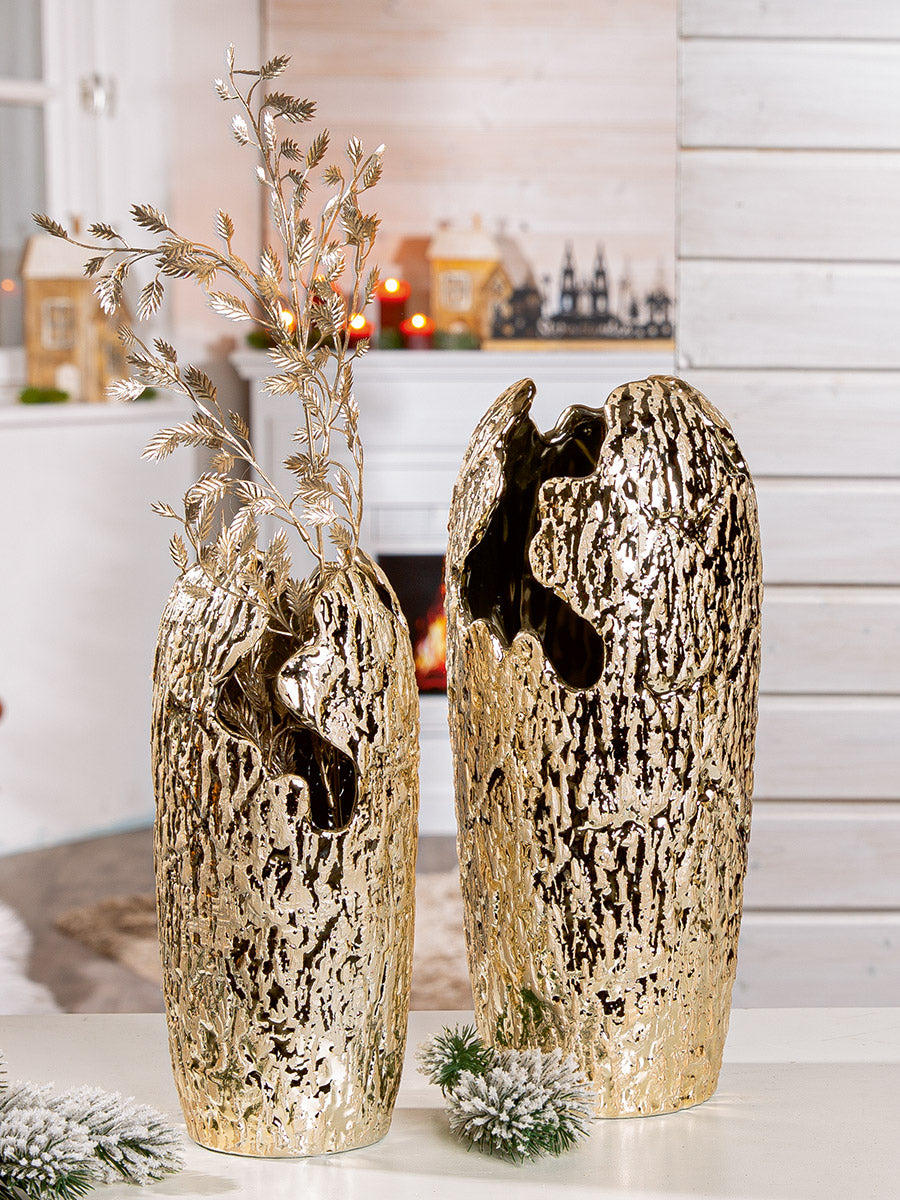 Crepa Vaas Goud 27/34 cm