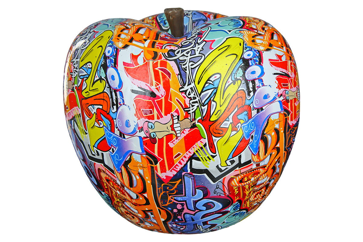 Street Art Grote Appel Decoratie