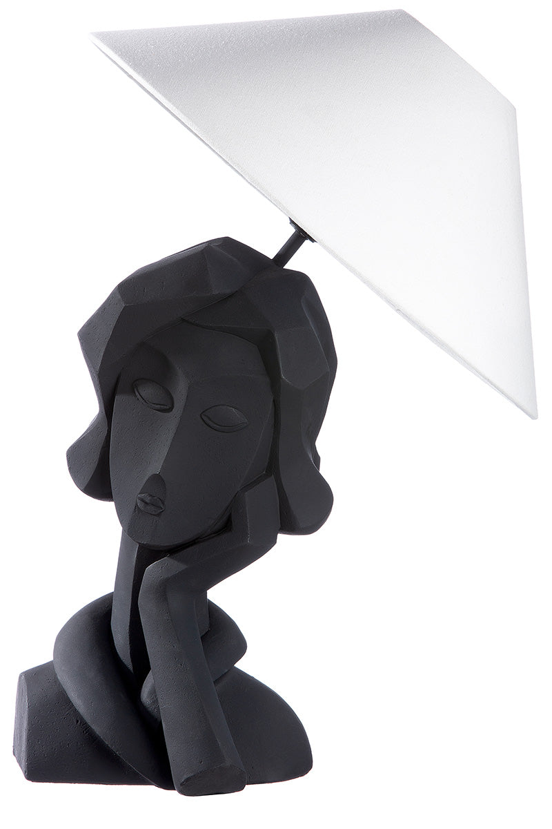 Jolie Vrouw Tafellamp Zwart Design