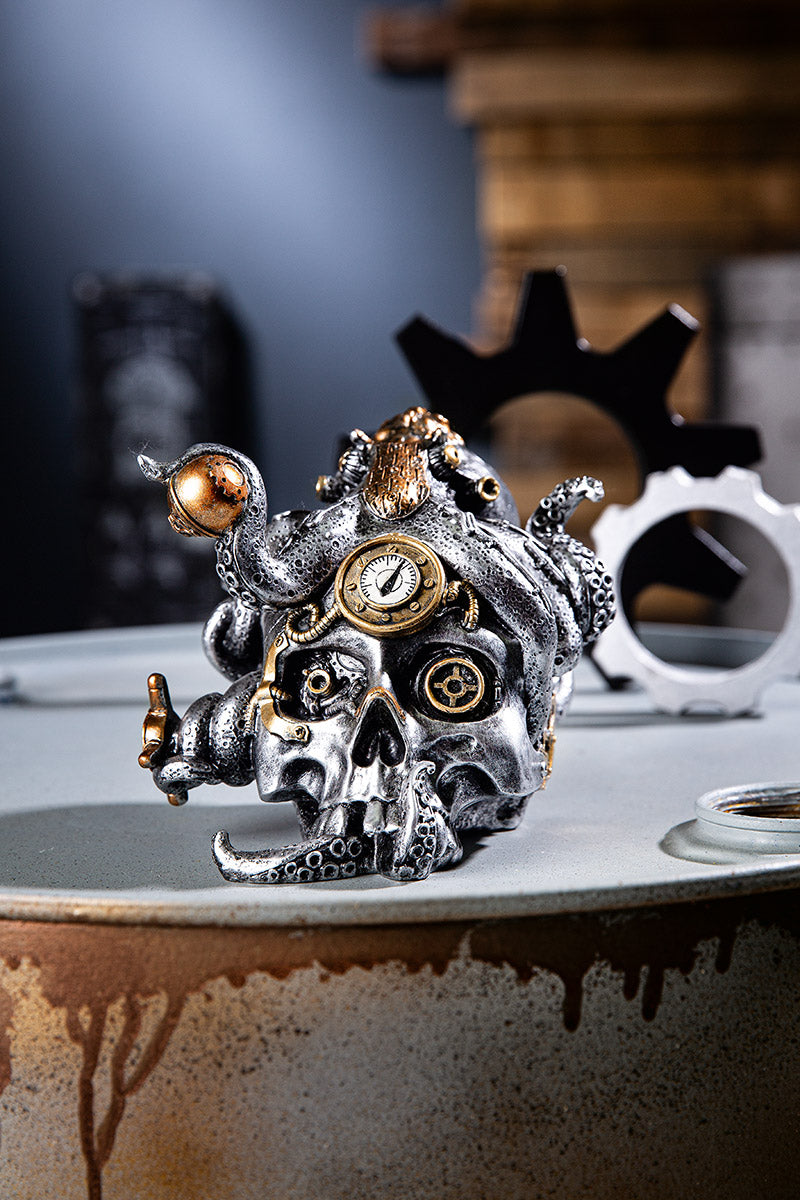 Steampunk Schedel Decoratie 17 cm