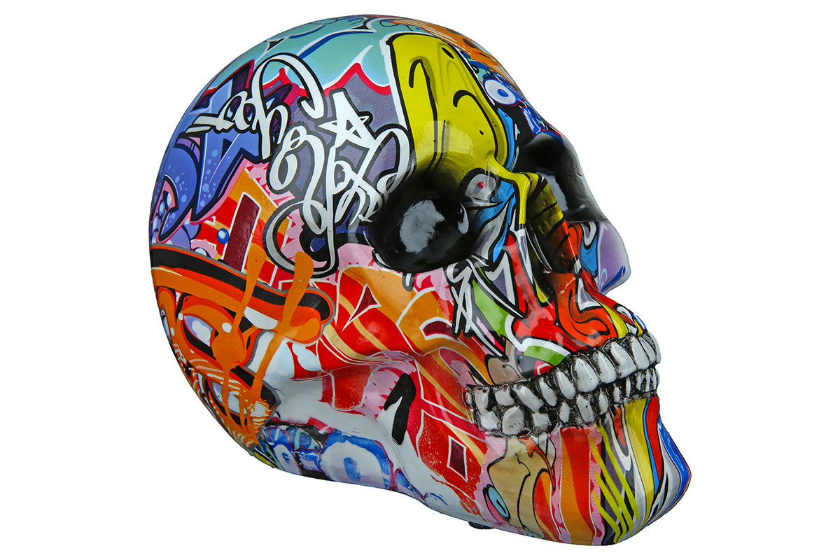 Street Art Schedel Decoratie