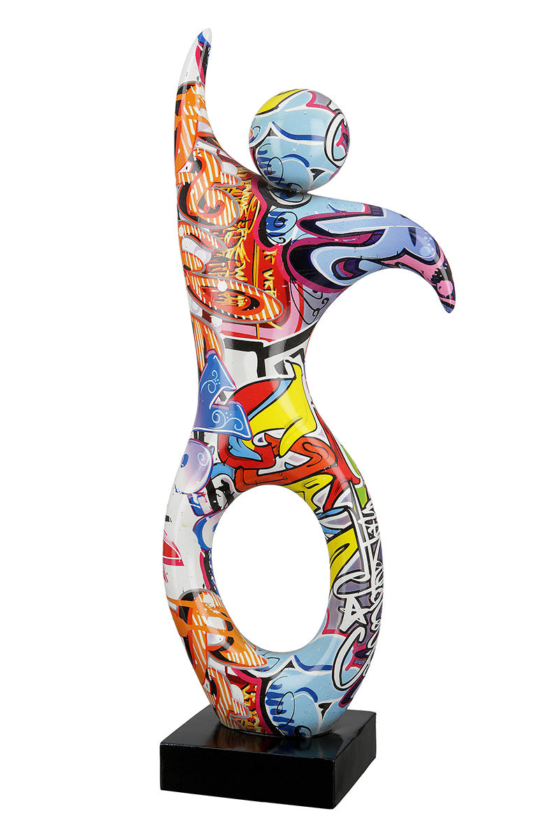 Street Art Sculptuur Multicolor Compact