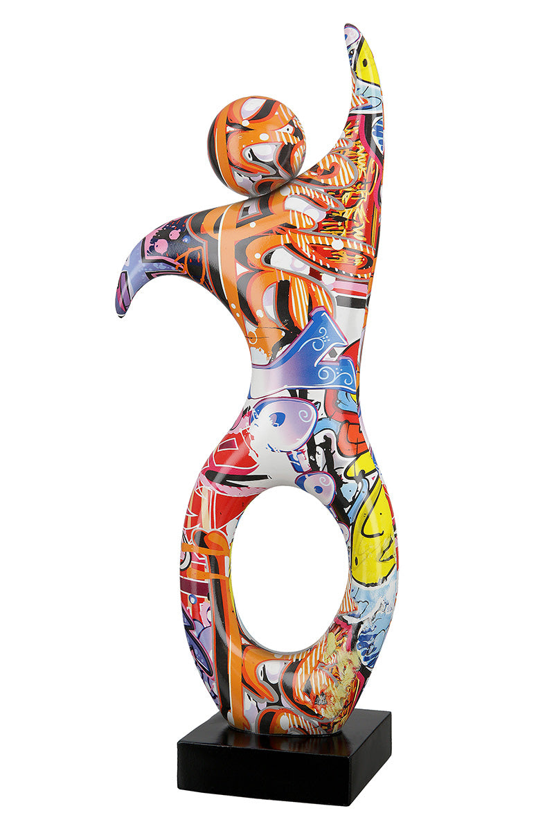 Street Art Sculptuur Multicolor Compact