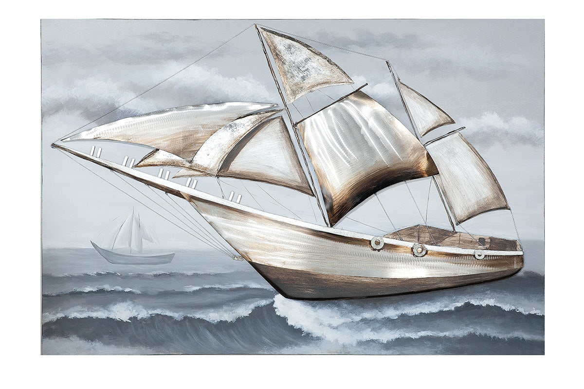 Segelboot 3D schilderij 150 cm