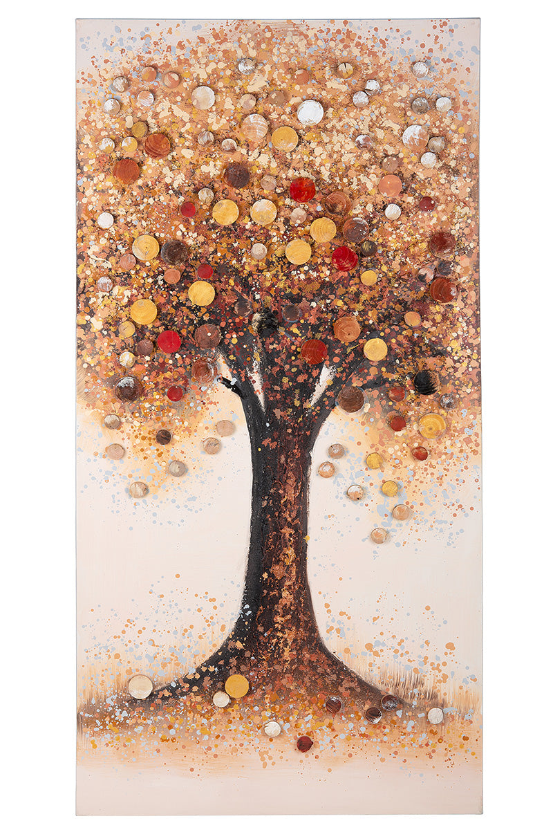 Herbstbaum 3D boomschilderij 140 cm