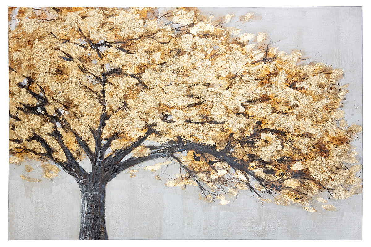 Golden Tree schilderij 120 cm