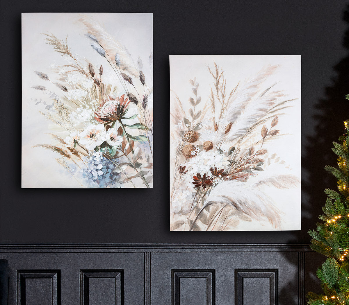 Naturblume bloemenschilderij 80 cm