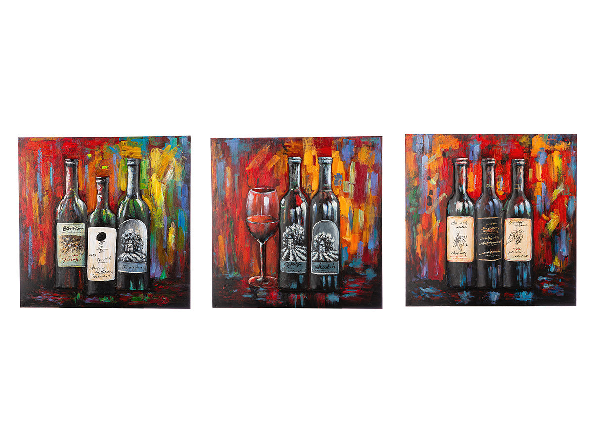 In vino veritas 3D wijnwanddecoratie