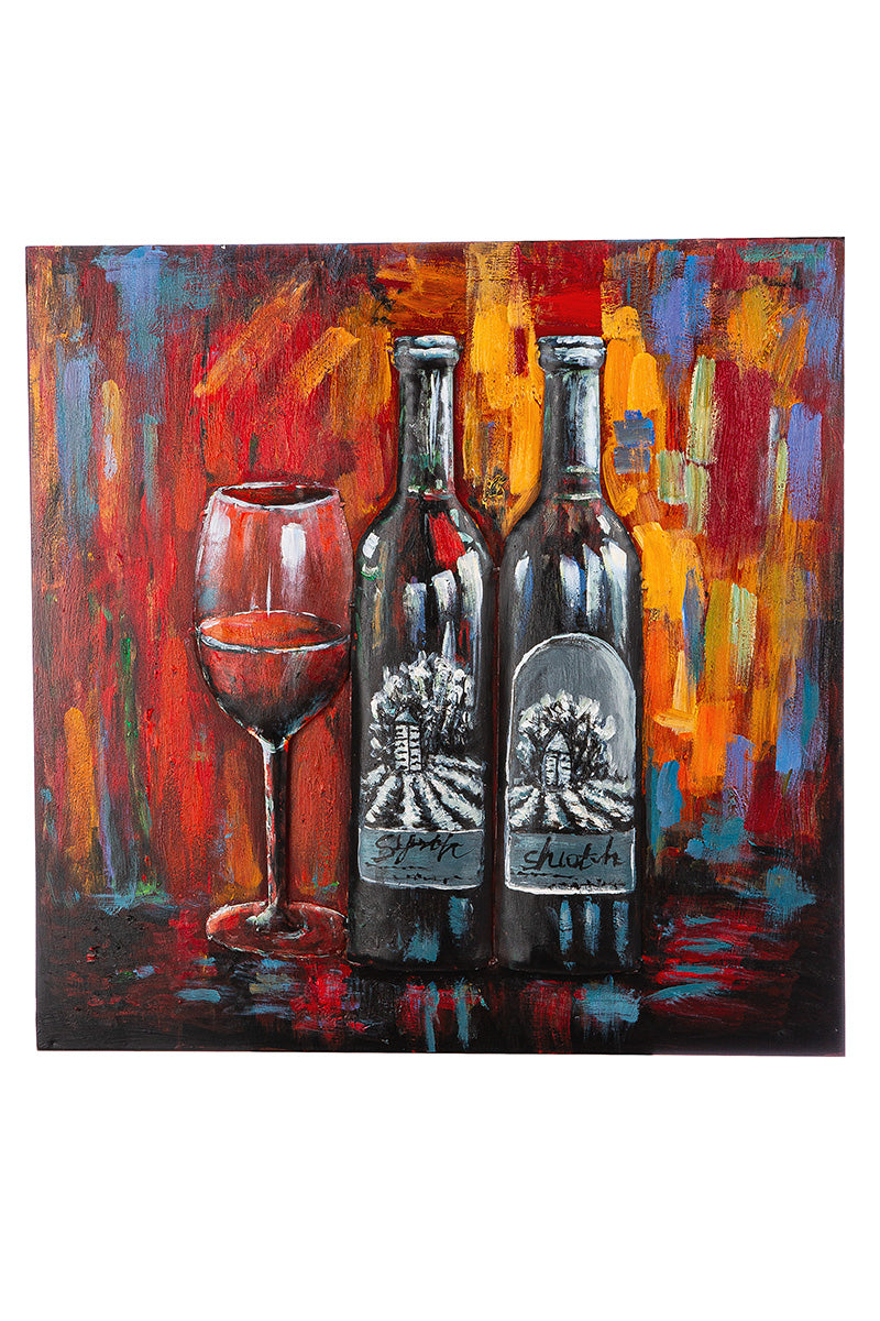 In vino veritas 3D wijnwanddecoratie