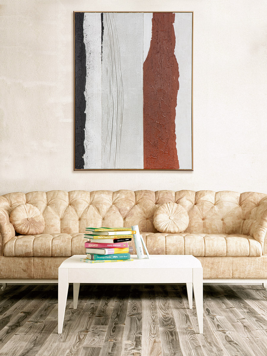Harat abstract schilderij goud 101.5 cm