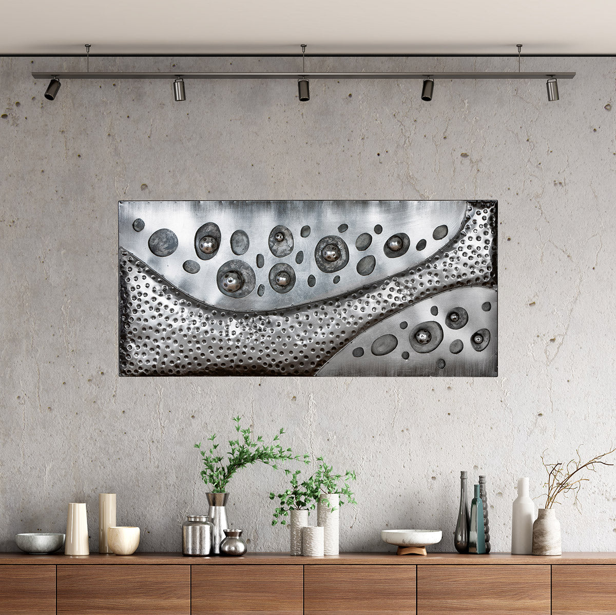 Callosti 3D metalen wanddecoratie