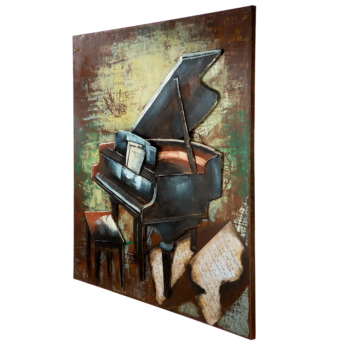 Grand Piano 3D wanddecoratie 100 cm