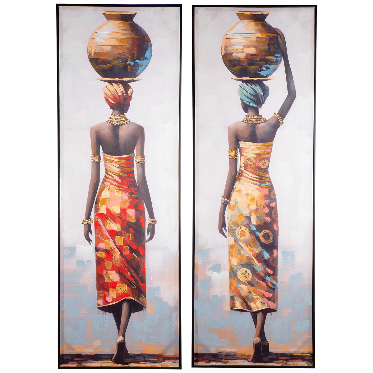 Makeda vrouwenschilderij 152 cm