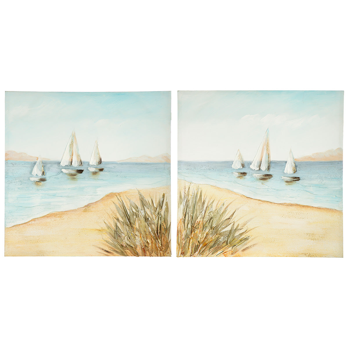 Stavoren strand schilderij 60 cm
