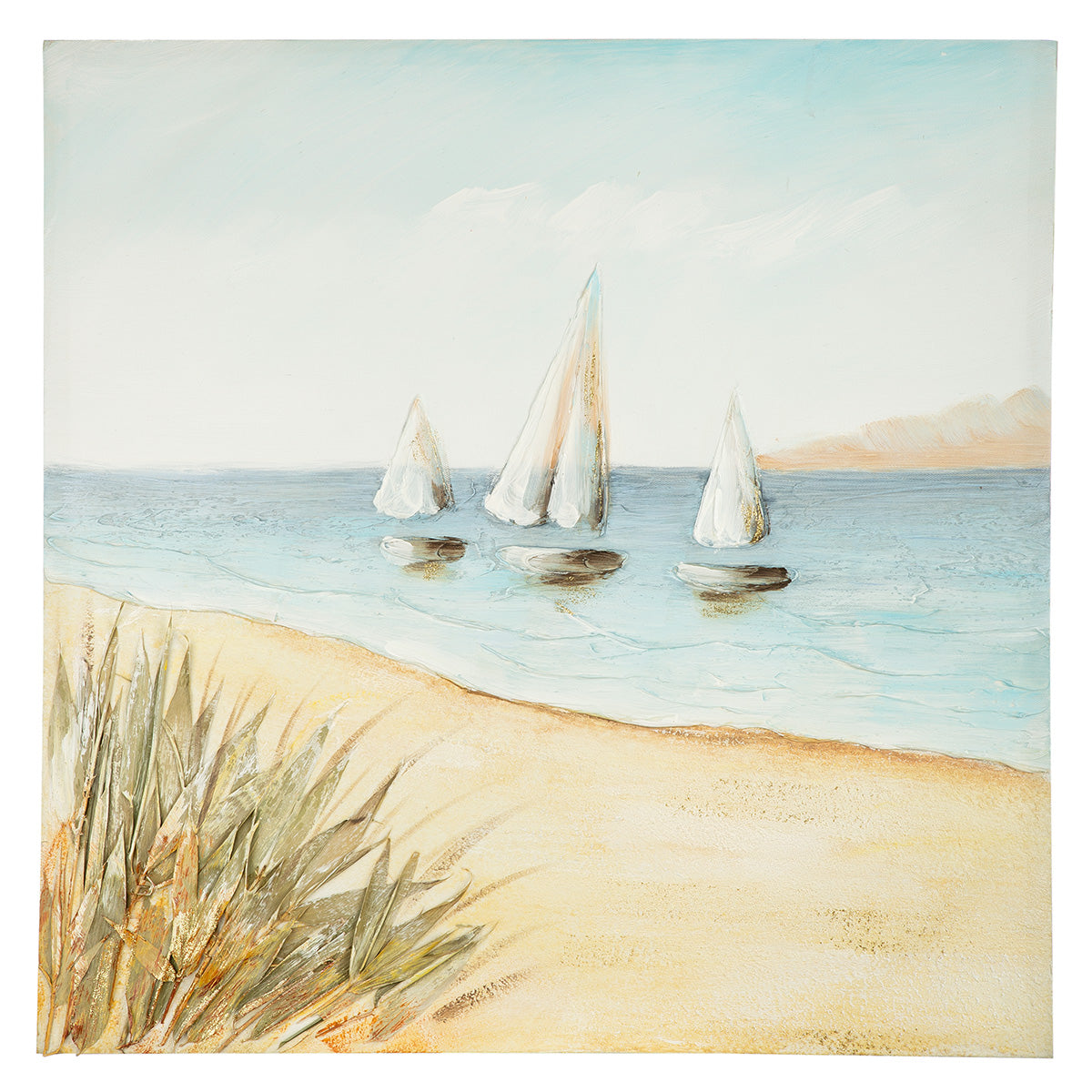Stavoren strand schilderij 60 cm