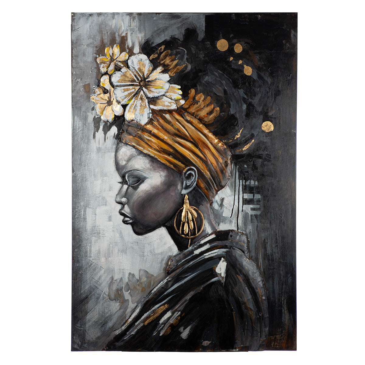 Beauty in black 3D wanddecoratie