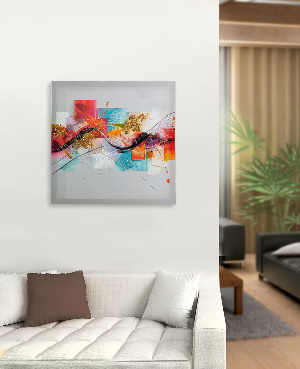 Willou kleurrijk 3D schilderij 40 cm