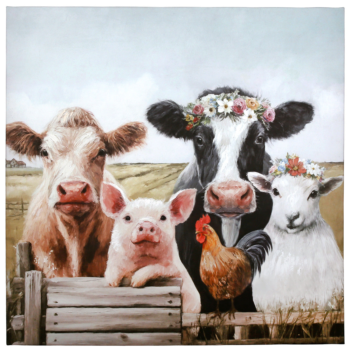 Animal Farm dierenschilderij 50 cm