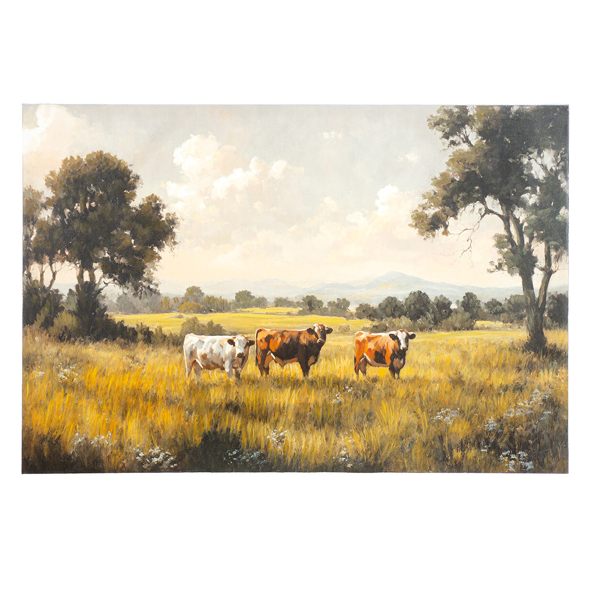 Kuhweide koeienschilderij 90 cm