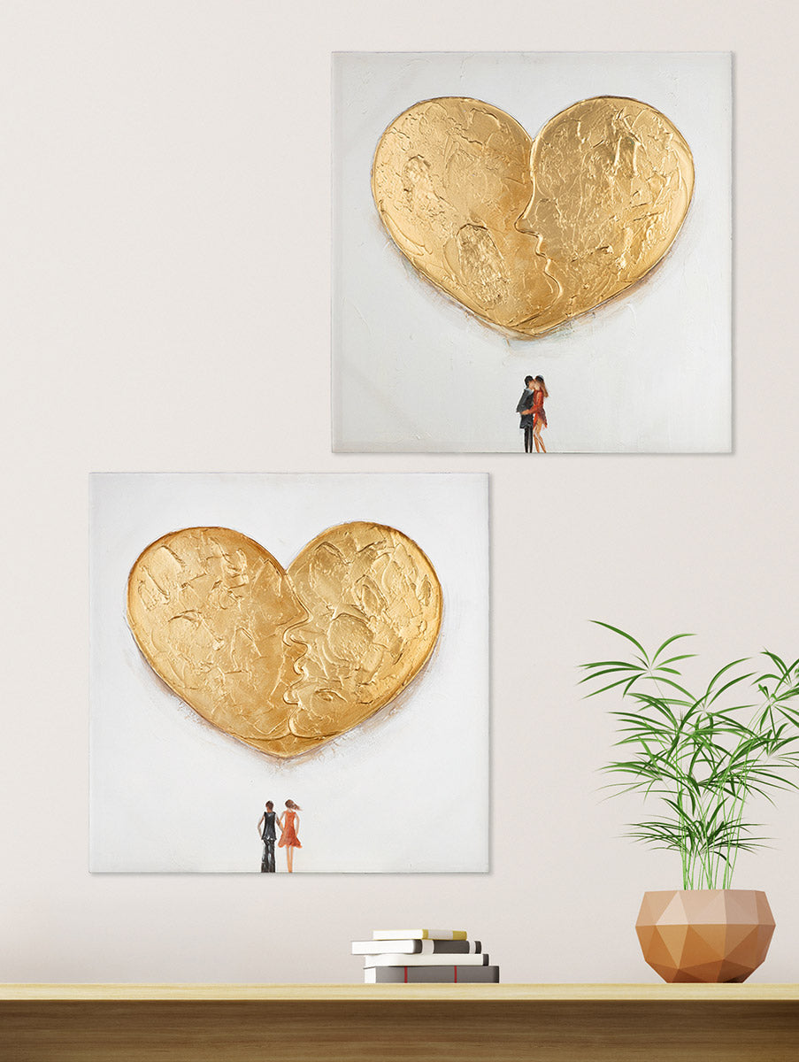 Loving Couple 3D schilderij 60 cm