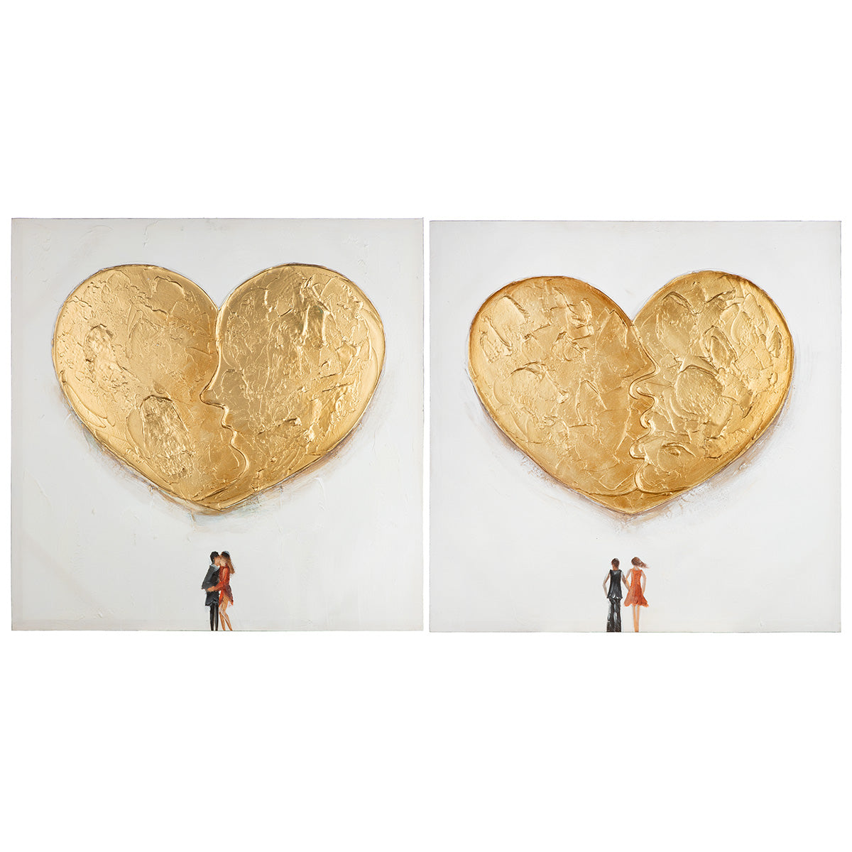 Loving Couple 3D schilderij 60 cm