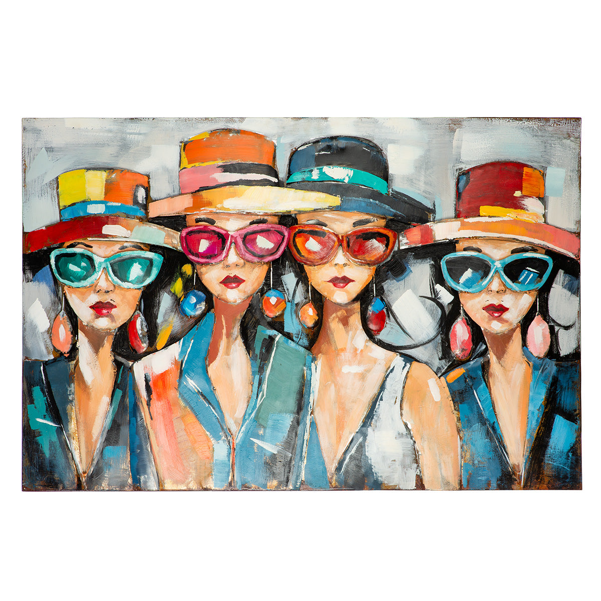 Red Lips Society 3D wanddecoratie