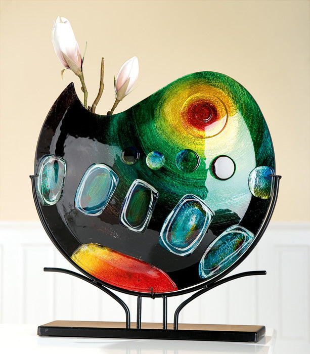 Kleurrijke vloervaas Sunrise 51 cm