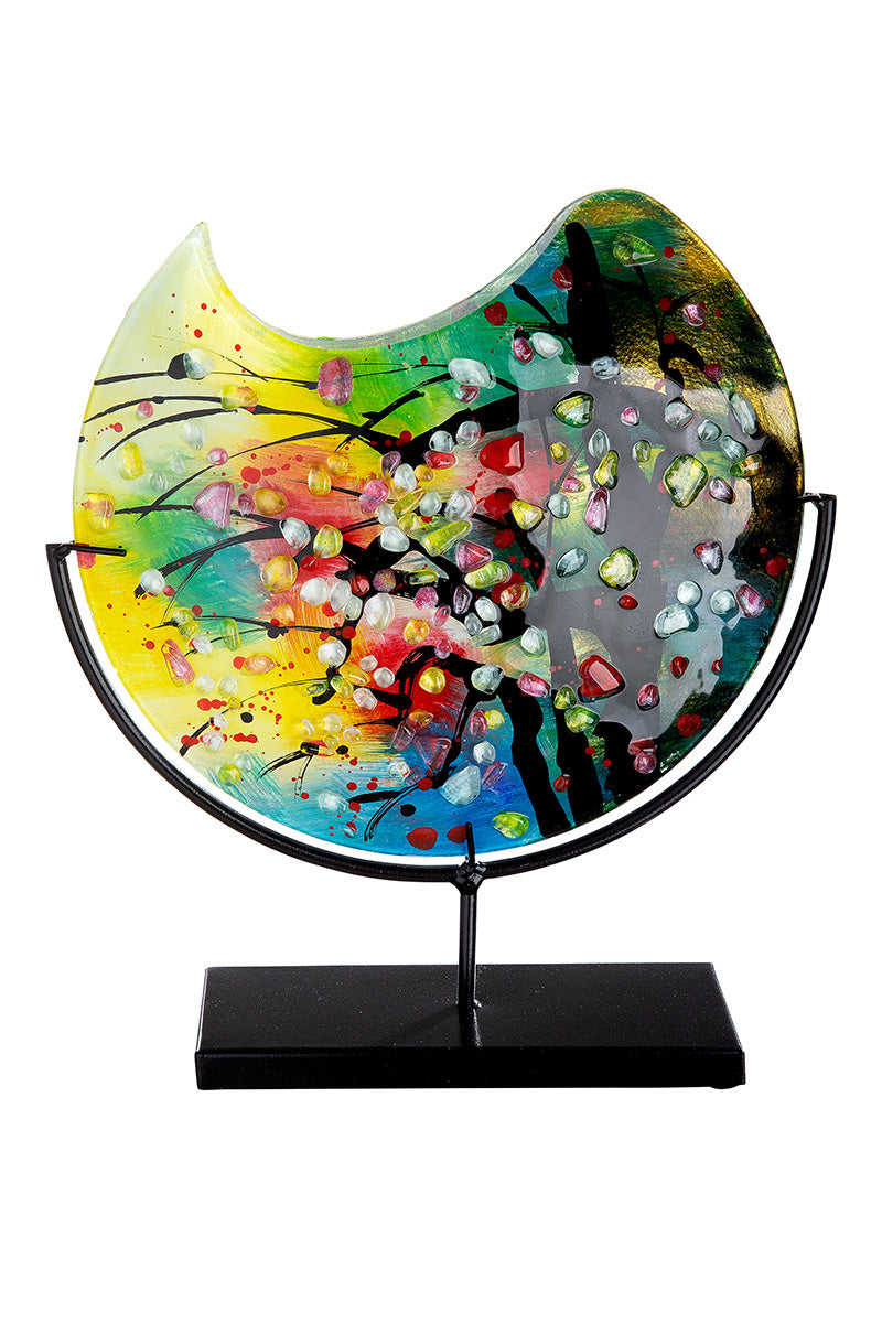 Kleurrijke vaas Nicosia 37 cm