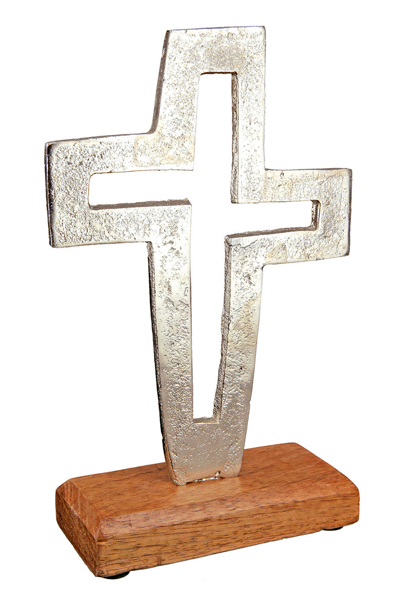 Kruis Decoratie Hout & Aluminium