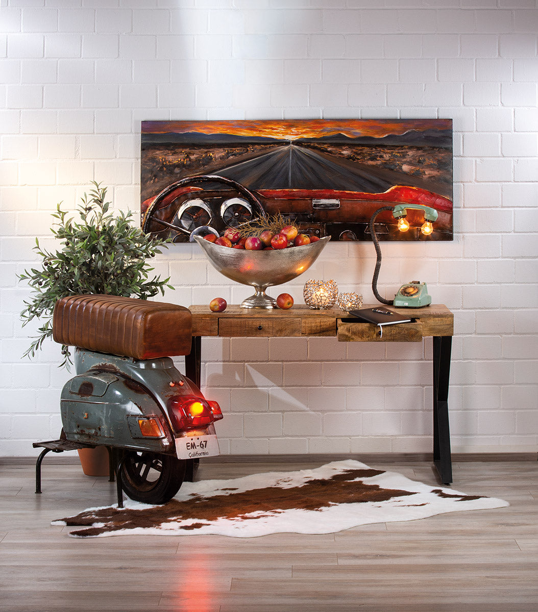 Longo mangohouten Dressoir zwart