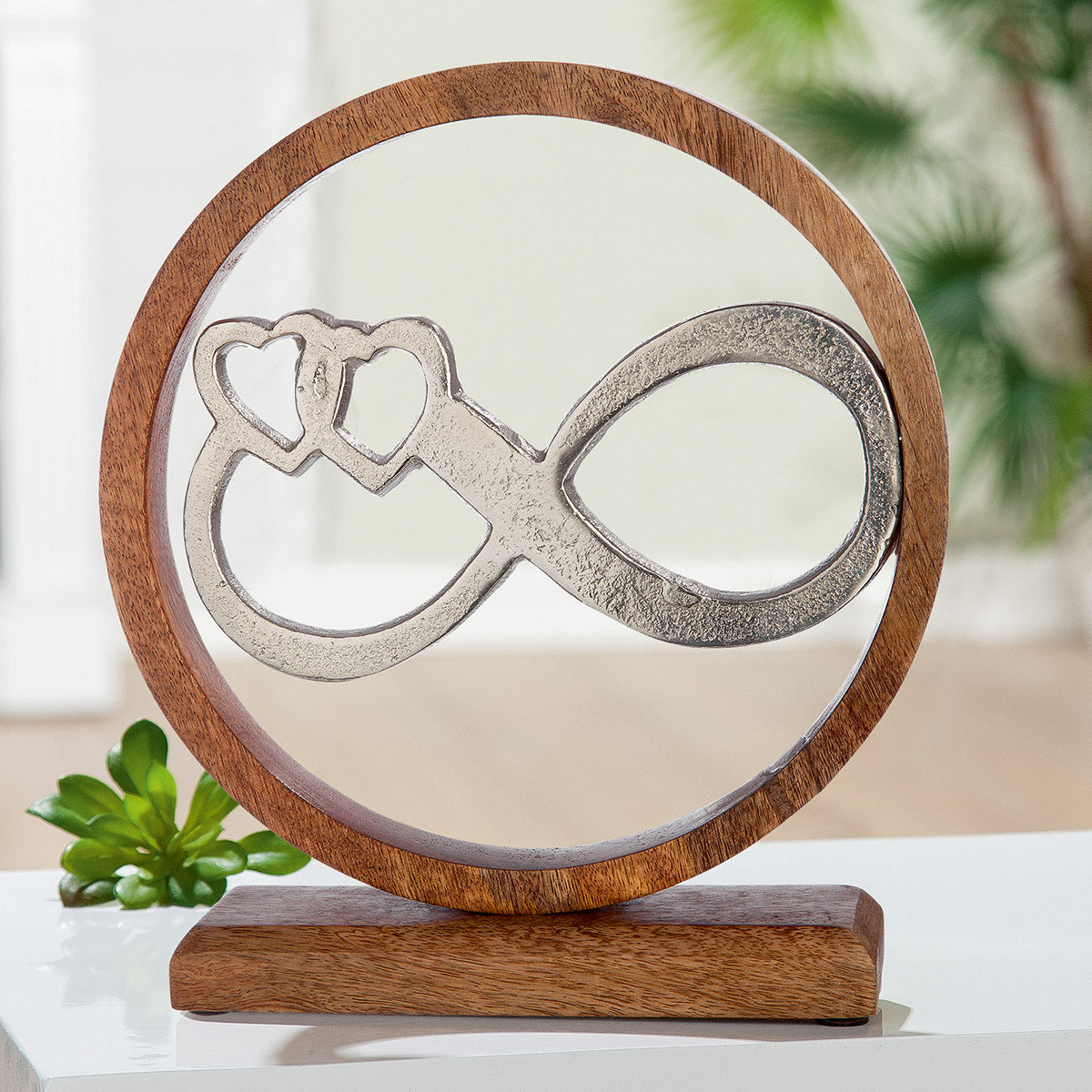 Ronde Hart Decoratie Unendlichkeit