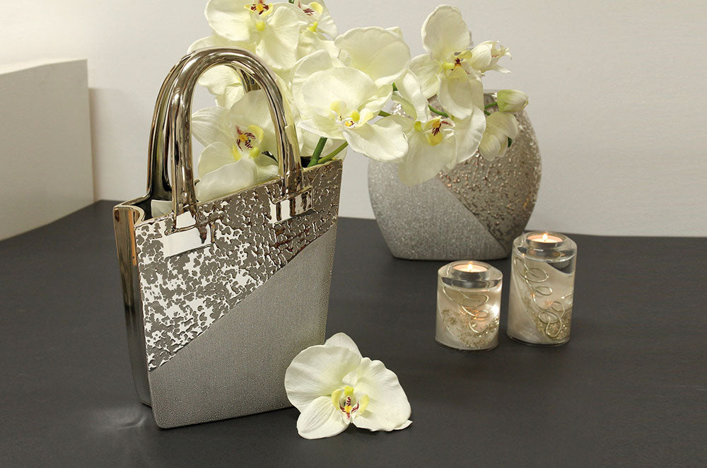 Grace Handtasvaas Champagne-Zilver
