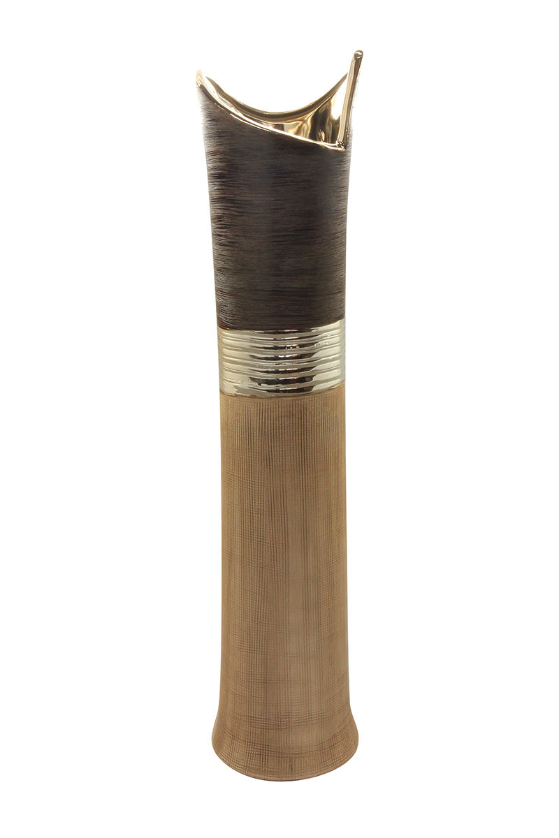 Bradora Vloervaas Beige Bruin