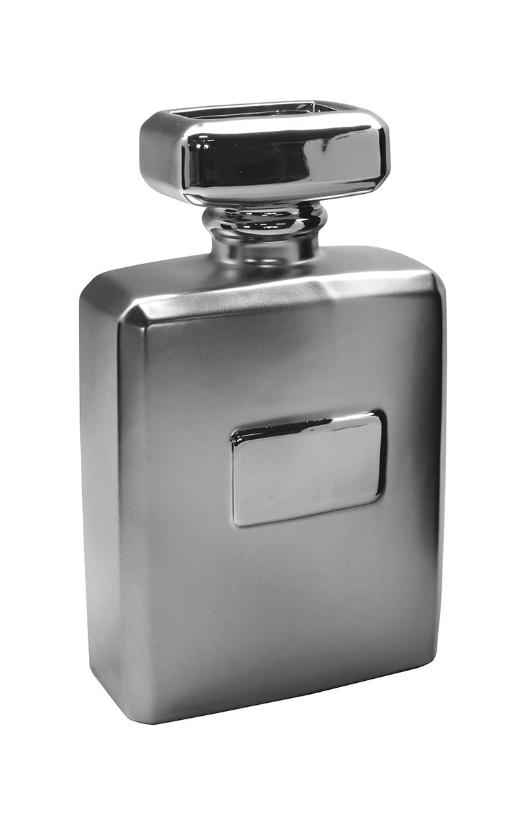 Milano Vaas Zilver Keramiek 22 cm
