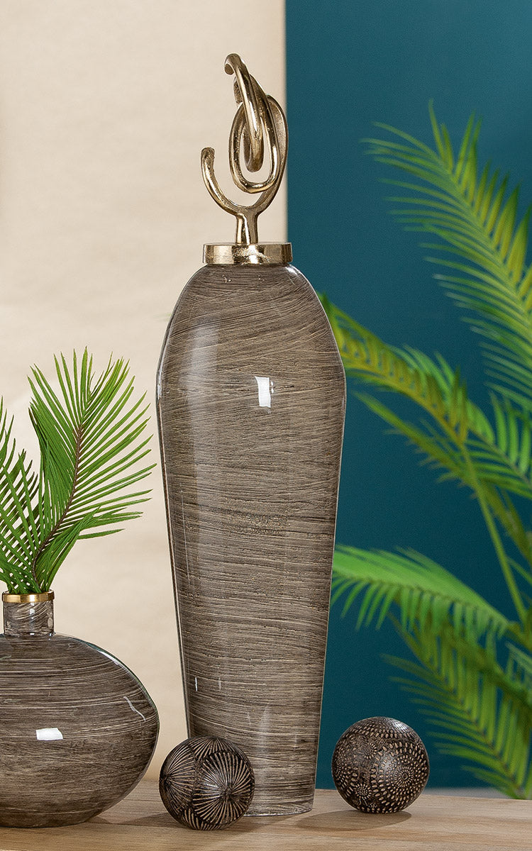 Metalen Decoratie Stripes 66 cm