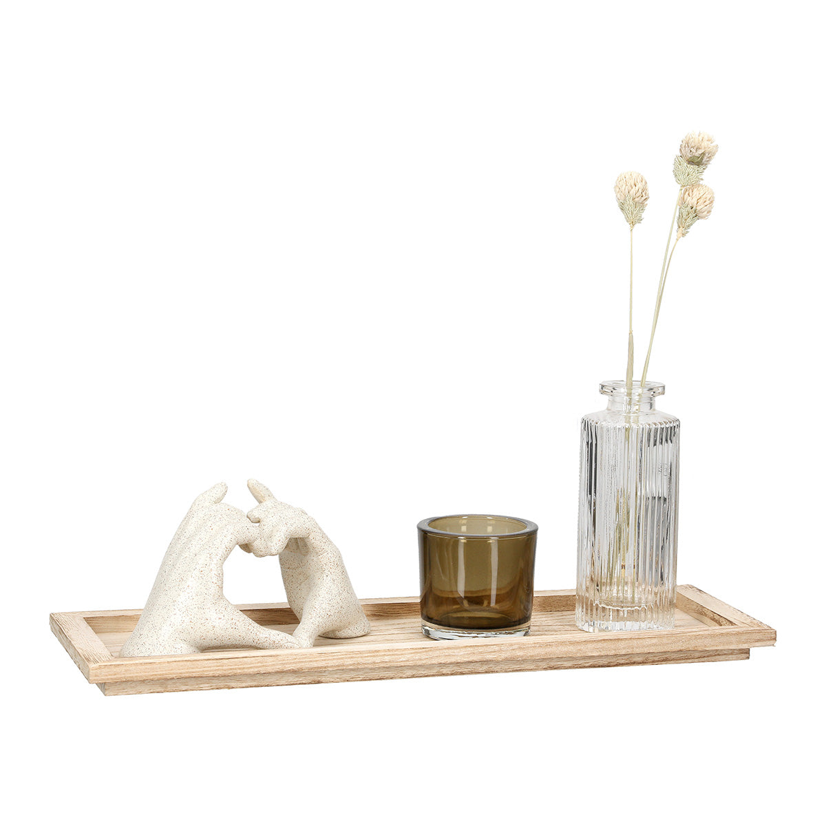 Heart Decoratieset Beige Crème