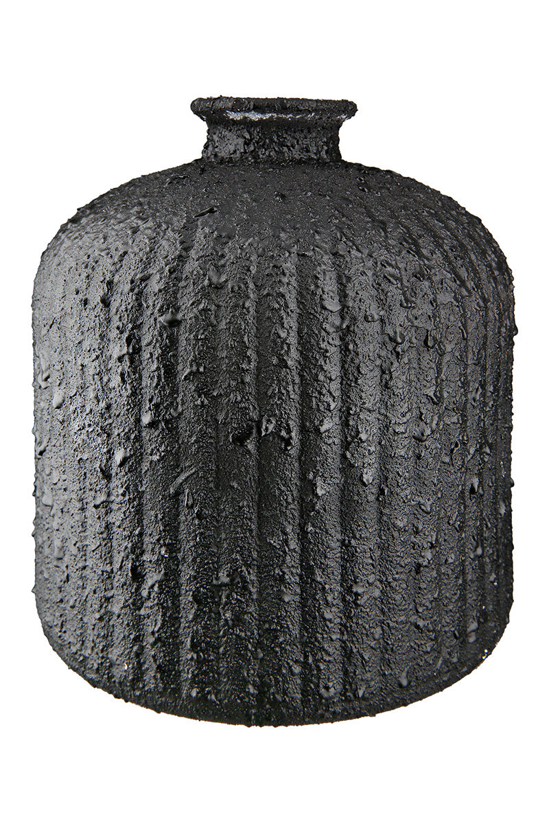 Zwarte flesvaas Sumatra 18 cm