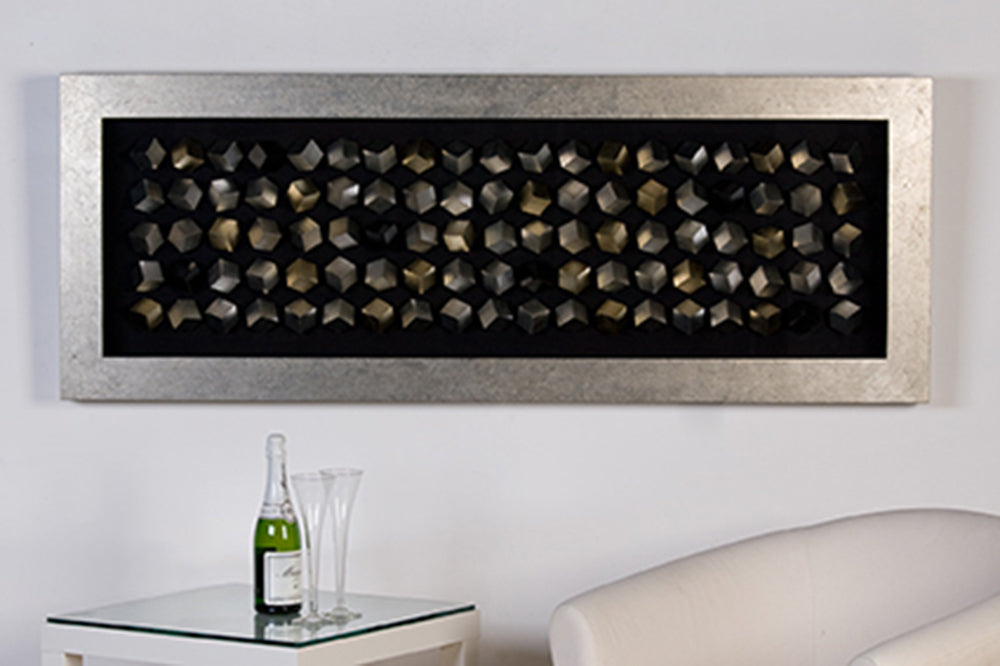 Cubes 3D wanddecoratie 160 cm