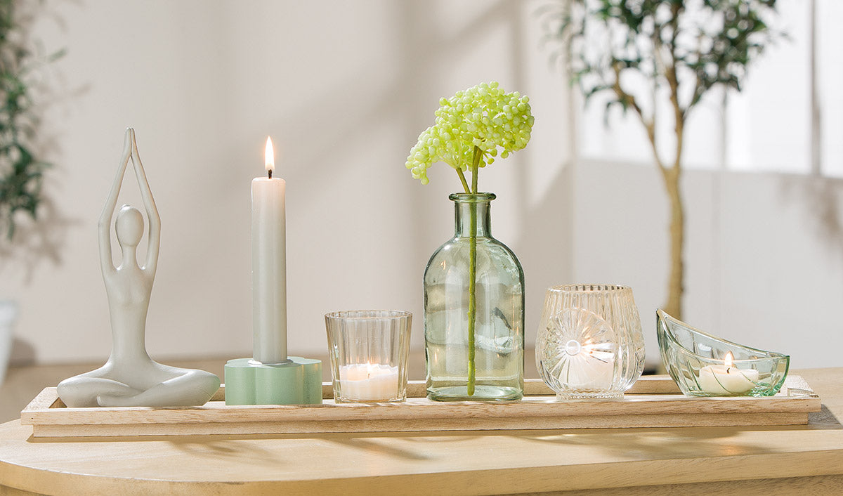Yoga Decoratieset met Lantaarns