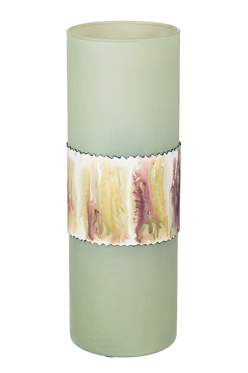 Imperial Cilindervaas Groen Glas