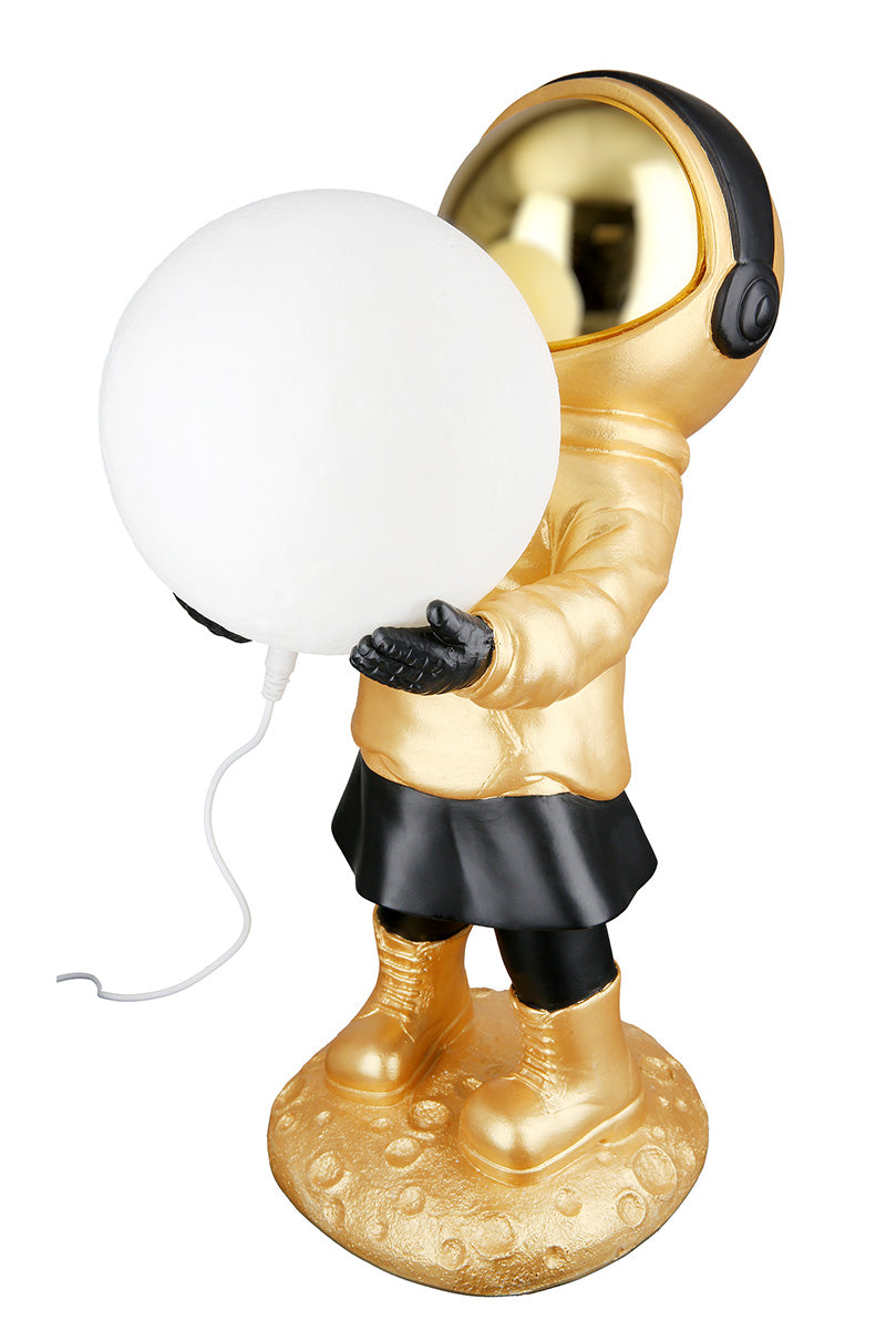 LED Astronaut Tafellamp Apollo Goud
