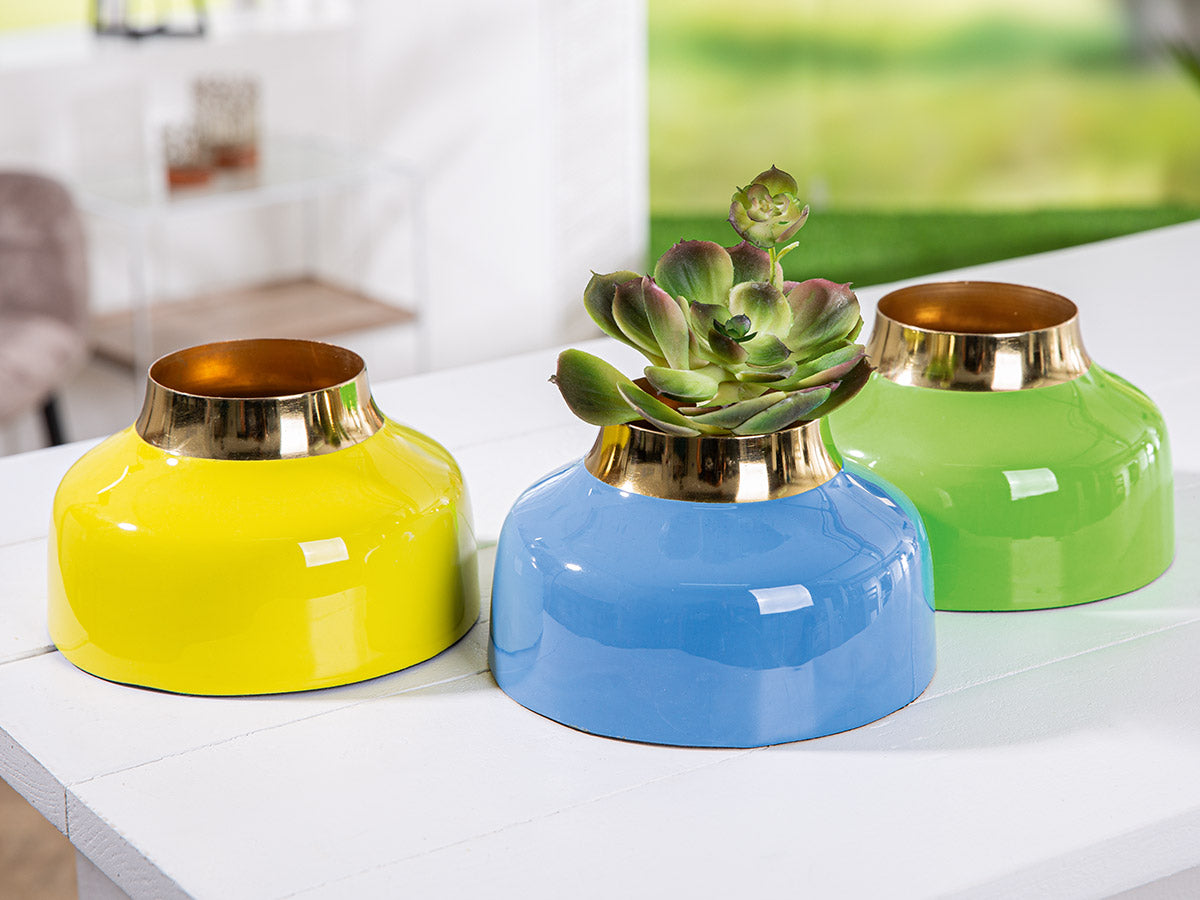 Rio Kleine Metalen Vaas Assorti