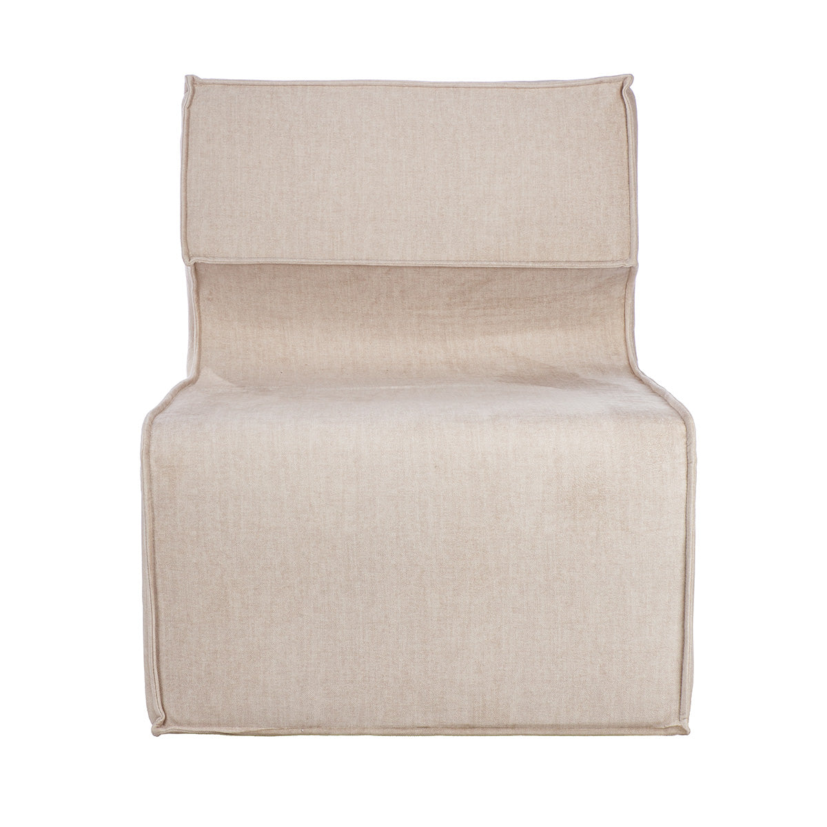 Beige Nobra Stoffen Fauteuil